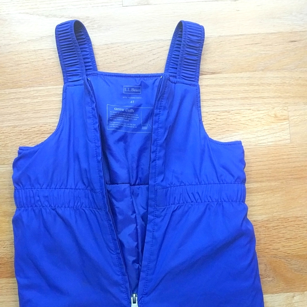 LL Bean 4t Snow Bib cold buster